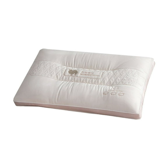 Avdolw Ergonomic Organic Cotton Pillow - Breathable, Non-Collapsing, and Eco-Friendly for Side and Back Sleepers