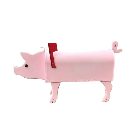 Avdolw Farm Animal Mailboxes, Creative Mailboxes for Outside Wall Mount, Large Mailboxes for Outside, Accessories, Suitable for Farm, Outdoor Garden Yard Decoration Dog Cow Chicken Pig Horse Mailbox