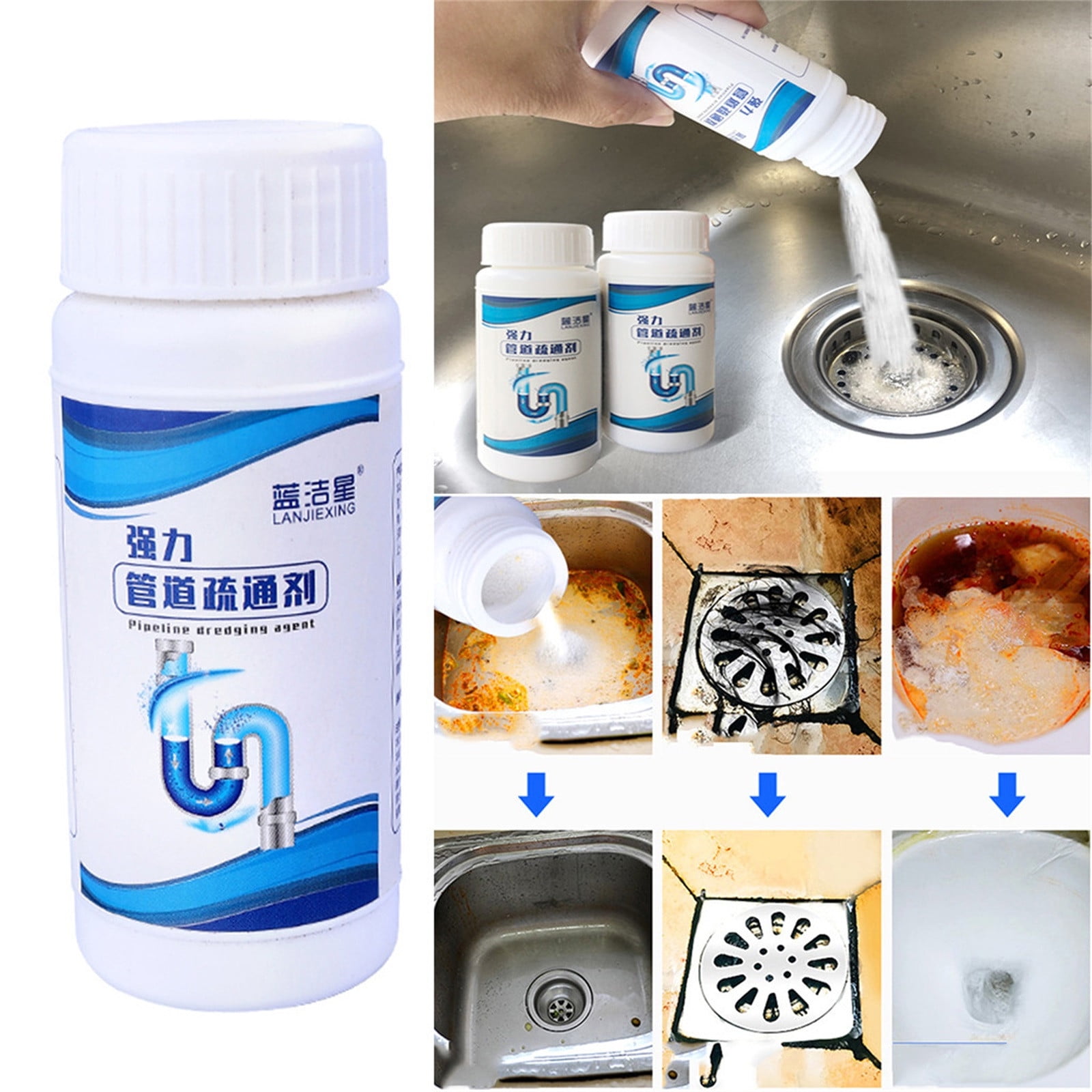 Avdolw FastActing Foaming Toilet, Sink, & Drain Cleaner with Powerful