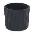 thumbnail image 1 of Avdolw Faux Tree Bark Plastic Planter Pot for Succulents and Herbs - Lightweight Indoor Outdoor Flower Container, Versatile Design for Home and Office Use,Dark Gray, 1 of 5