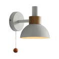 thumbnail image 1 of Avdolw Iron Wall Lamp for Bedroom Study, LED Energy - Saving Lighting, Space - Saving Decorative Fixture, Ideal for Home and Hotel Use,White, 1 of 5
