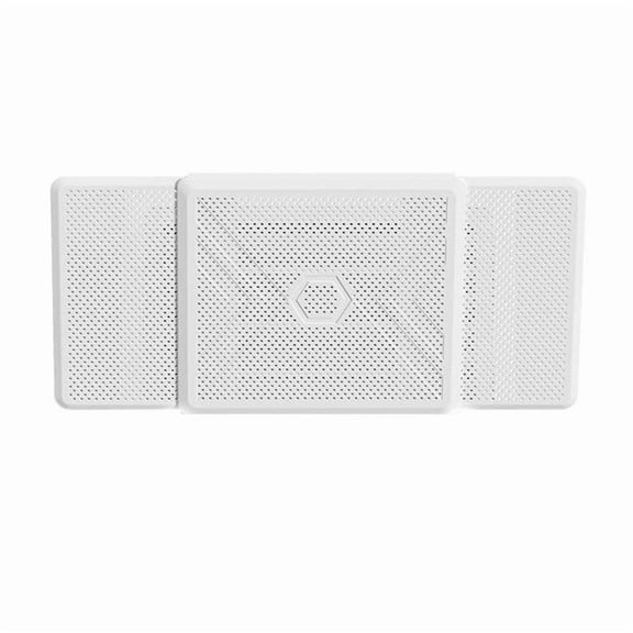Avdolw Retractable Air Conditioner Wind Deflector Perforated Cold Draft Shield Adjustable Heat - Resistant ABS Material Prevents Direct Airflow for Postpartum Comfort and Air Diffusion,White