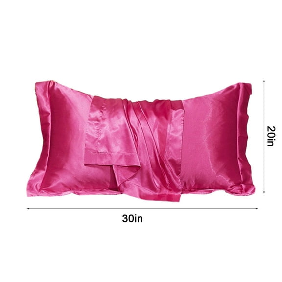 Avdolw Satin Silk Pillowcase, 48x74cm with Hidden Zipper, Soft and Breathable for Hair and Skin, Cool and Luxurious Sleeping Accessory, Easy to Clean and Ideal Gift Choice