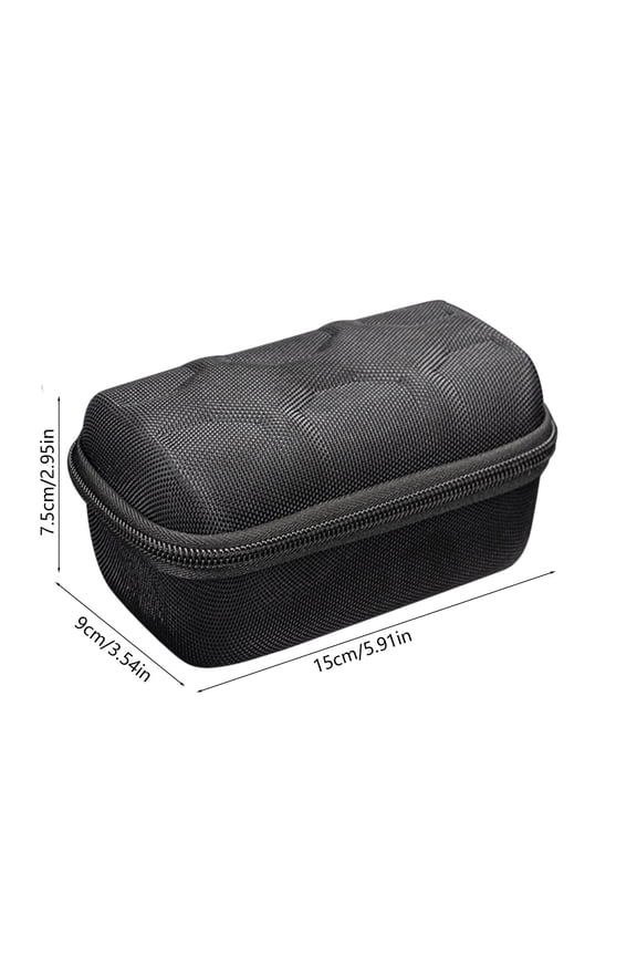 Shockproof Watch Storage Case with Handle - EVA Organizer for Mechanical & Smart Watches, 1 - 3 Watch Capacity, Travel - Friendly Design, Scratch - Resistant Protection,Black A