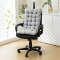 thumbnail image 1 of Avdolw Tufted Seat Cushion for Home Office Chair - Soft, Breathable, Non-Slip, Durable Padding - 17.7x33.4 In, 1 of 6