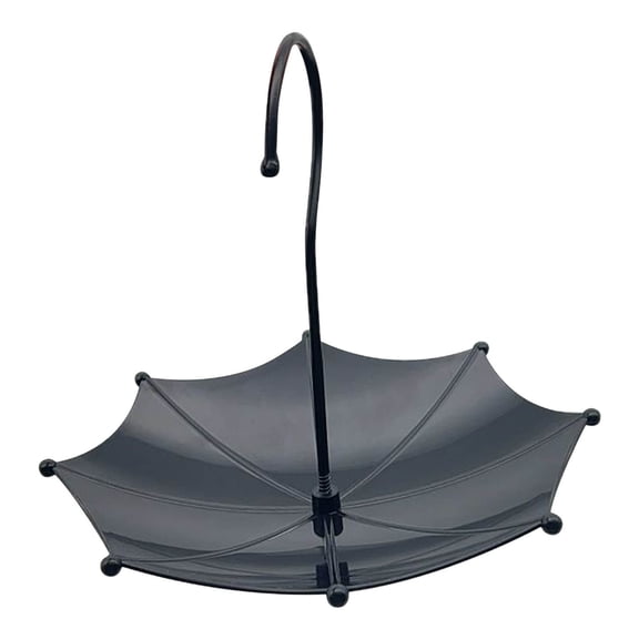 Avdolw Umbrella - Shaped Hummingbird Feeder with Water Bowl Pendant - Durable Outdoor Bird Attractor for Garden Decoration, Easy to Hang Design, Perfect for Birdwatching Enthusiasts,Black