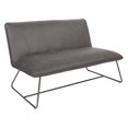 thumbnail image 1 of Ave Six Brocton Loveseat, Charcoal/Gunmetal Gray, 1 of 7