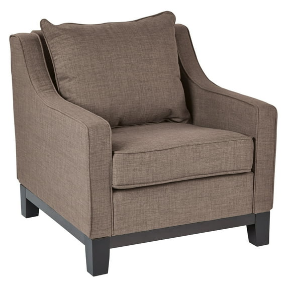 Ave Six Regent Chair, Milford Dolphin/Dark Espresso