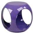 thumbnail image 1 of OSP Home Furnishings Slick High Gloss Accent Table Purple, 1 of 2