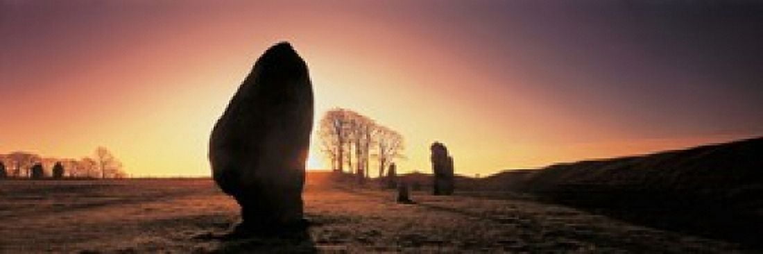 Avebury Wiltshire England Canvas Art - Panoramic Images (36 x 12)