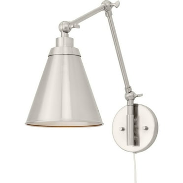 Avec Dimmable Brushed Nickel Wall Sconce