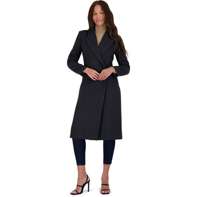 Double face wool blend coat avec les filles hotsell