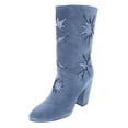 thumbnail image 1 of Avec Les Filles Womens Nikita Suede Glitter Ankle Boots, 1 of 2