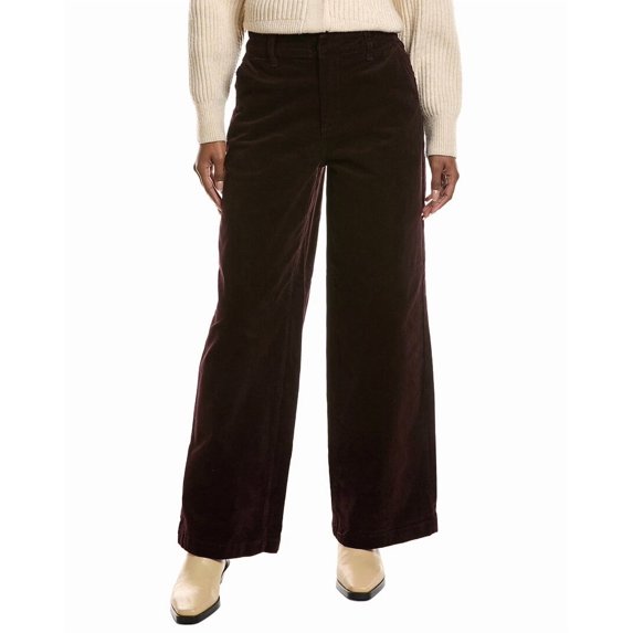 Avec Les Filles womens Corduroy Pant, 8, Brown