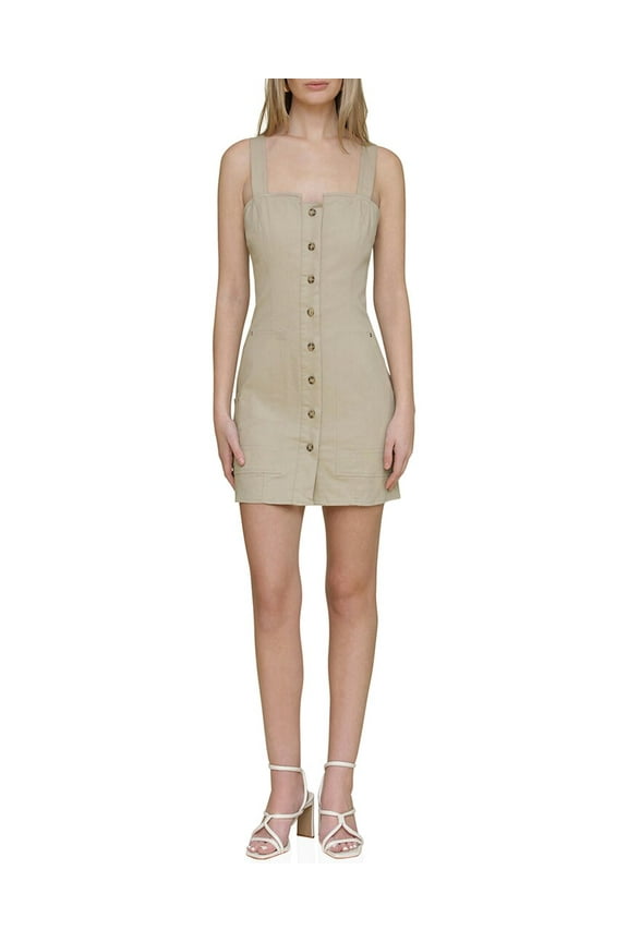 womens Utility Patch Dress, 2