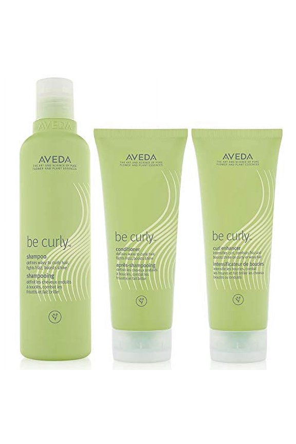 Be Curly Shampoo 8.5 Oz, Conditioner 6.7 Oz & Curl Enhancer 6.7 Oz