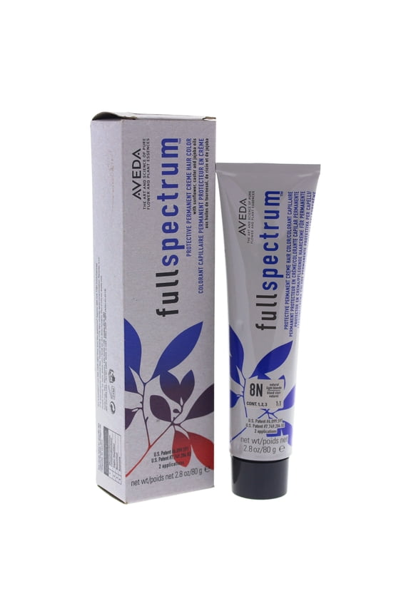 Care Full Spectrum Protective Permanent Creme Hair Color, 8N Natural Light Blonde, 2.8 oz