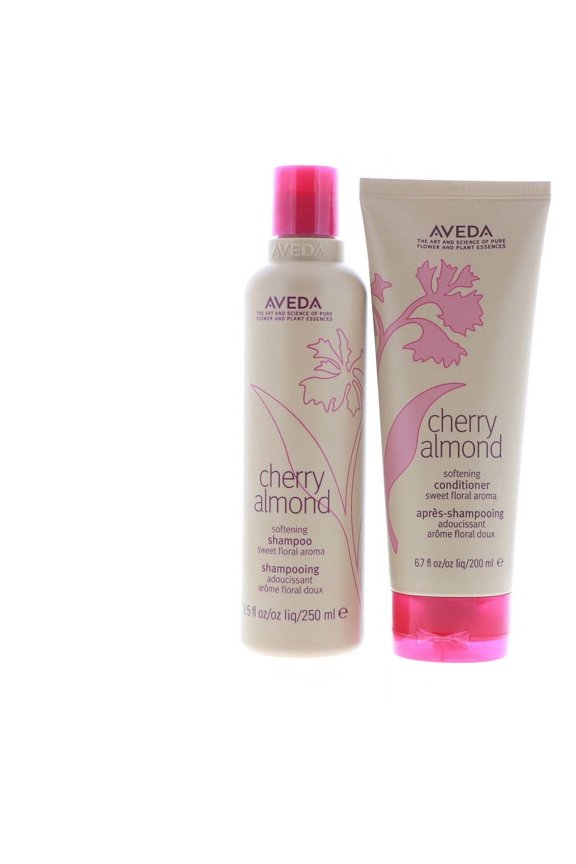 Cherry Almond Softening Conditioner, 6.7 oz 1 Pc, Aveda Cherry Almond Softening Shampoo, 8.5 oz 1 Pc