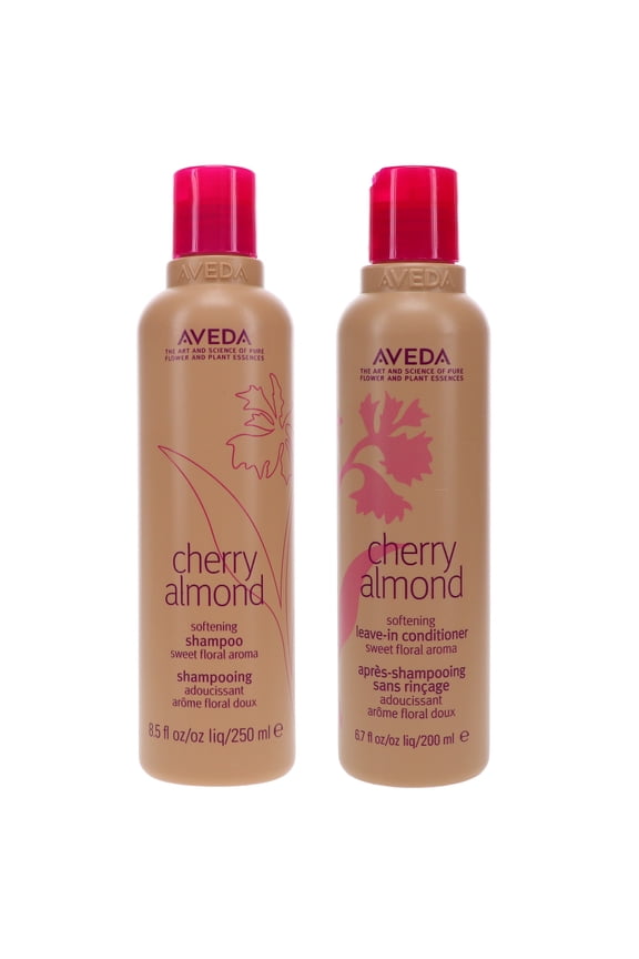 Cherry Almond Softening Shampoo 8.5 oz & Cherry Almond Softening Leave-In Conditioner 6.7 oz Combo Pack