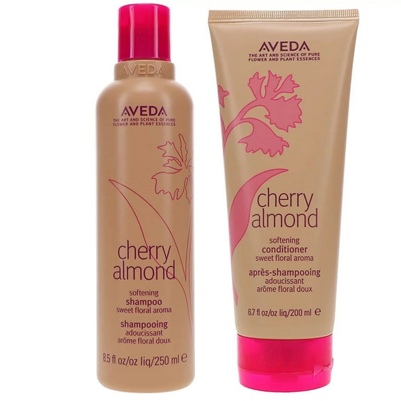 Aveda Cherry Almond Softening Shampoo 8.5 oz and Conditioner 6.7 oz