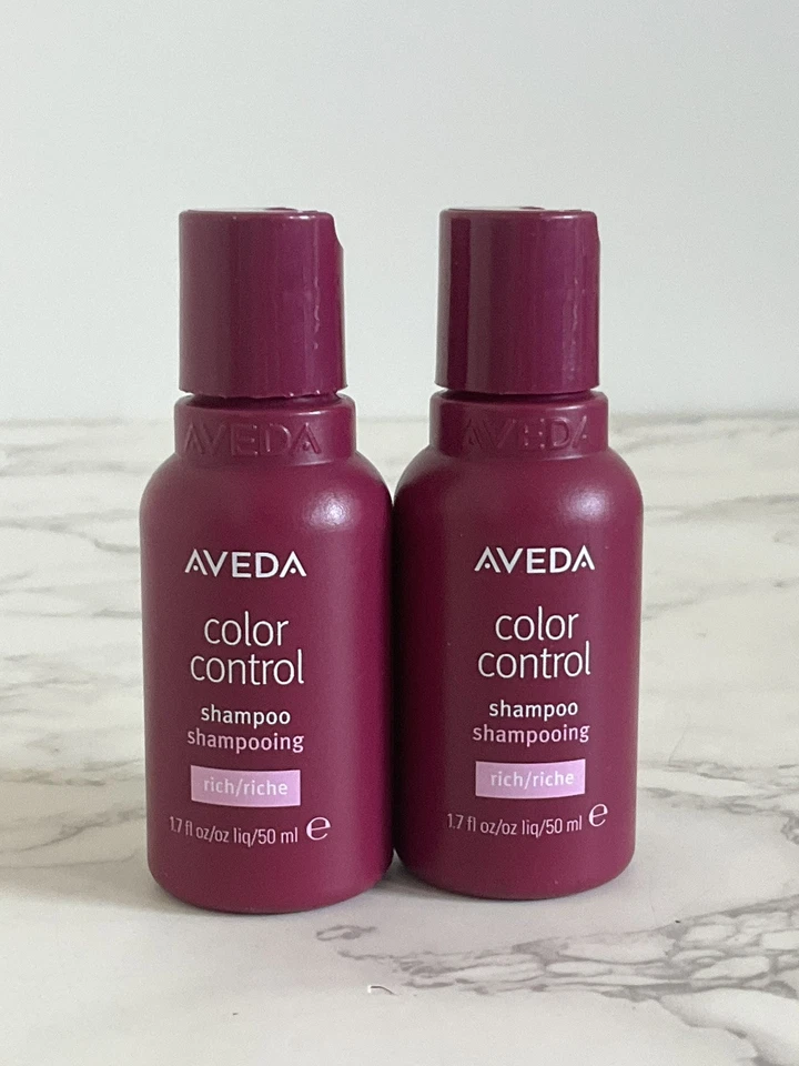 Aveda Color Control Shampoo for Color-Treated Hair, 50 mL, 2 Piece