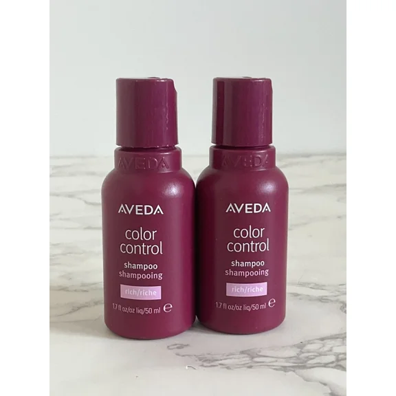 Aveda Color Control Shampoo for Color-Treated Hair, 50 mL, 2 Piece