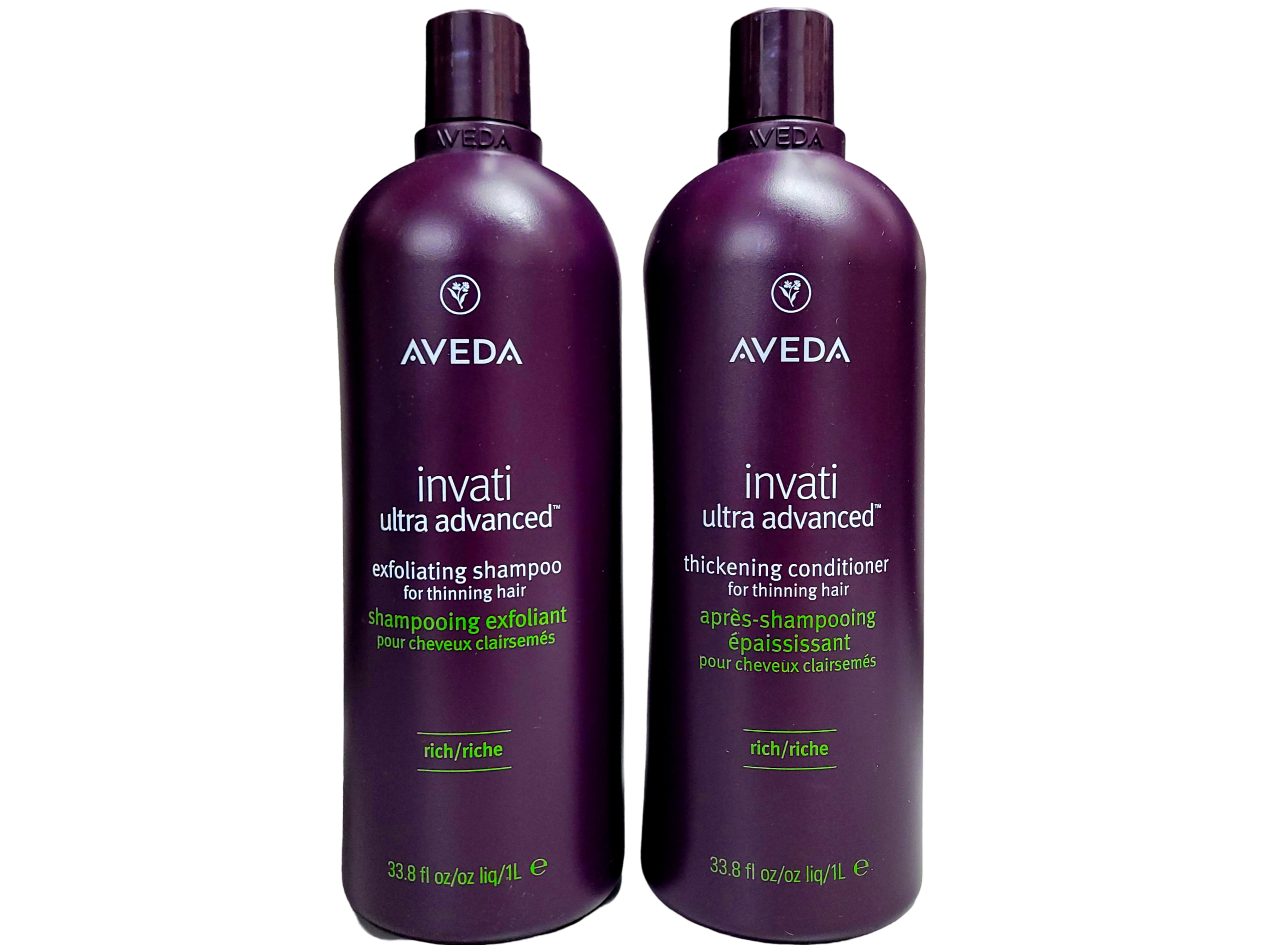 Aveda DUO Invati Ultra Advanced RICH Exfoliating Shampoo and