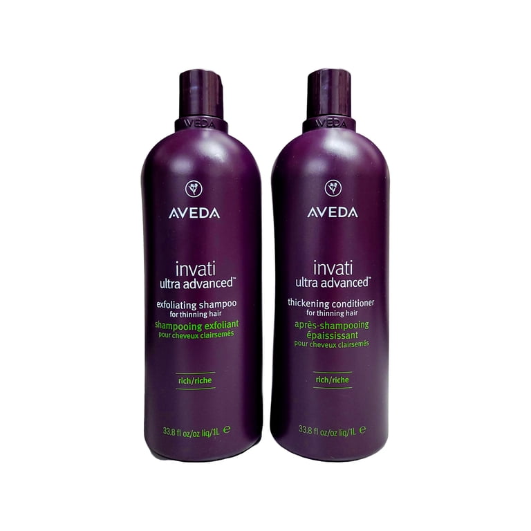 Aveda DUO Invati Ultra Advanced RICH Exfoliating Shampoo and