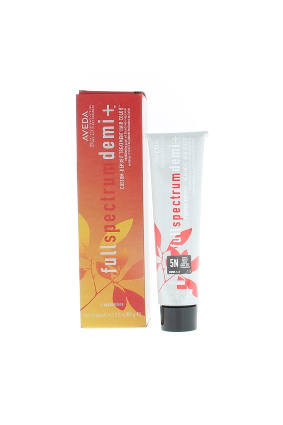 Full Spectrum Demi + Custom-Deposit Treatment Hair Color 5N Natural Lightest Brown 80g/2.8oz