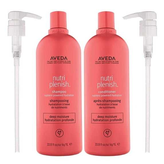 Aveda Nutriplenish Deep Moisture Shampoo, 33.8 oz-Aveda Nutriplenish Deep Moisture Conditioner, 33.8 oz