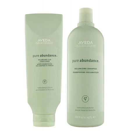 Aveda Pure Abundance Volumizing Shampoo 33.8oz & Clay Conditioner 16.9DUO set