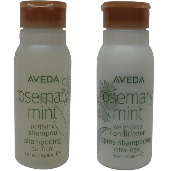 Aveda Rosemary Mint Shampoo & Conditioner lot of 8 bottles. 4 of each