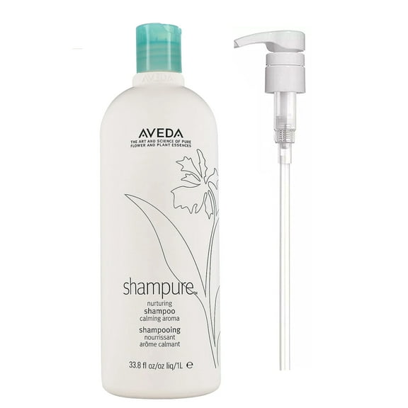 Aveda Shampure Nurturing Shampoo with Pump 33.8 fl oz (1Liter)