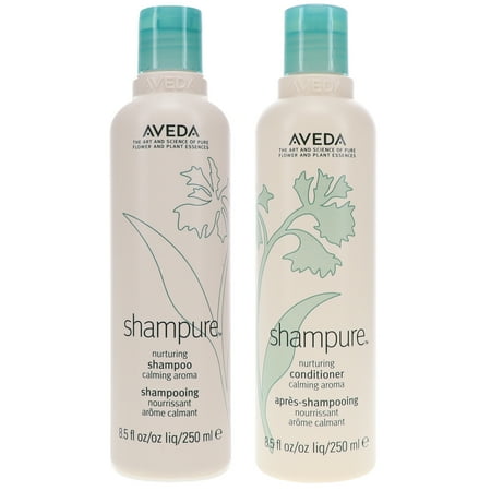 Aveda Shampure Nurturing Shampoo 8.5 oz & Shampure Nurturing Conditioner 8.5 oz Combo Pack