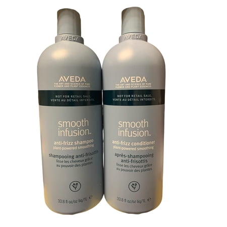 Aveda Smooth Infusion Anti Frizz Shampoo and Conditioner 33.8 OZ Each