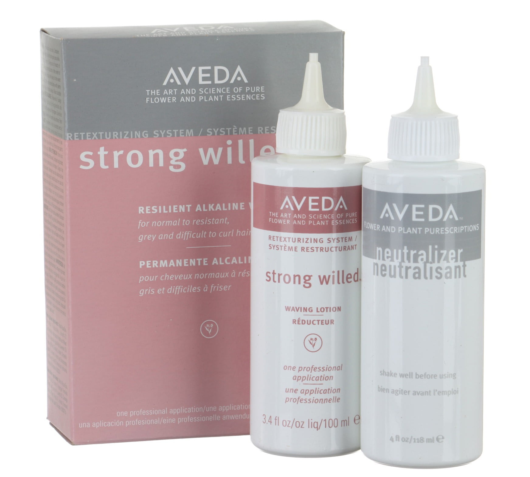 Aveda Strong Willed Hair Perm Resilient Alkaline Wave Treatment