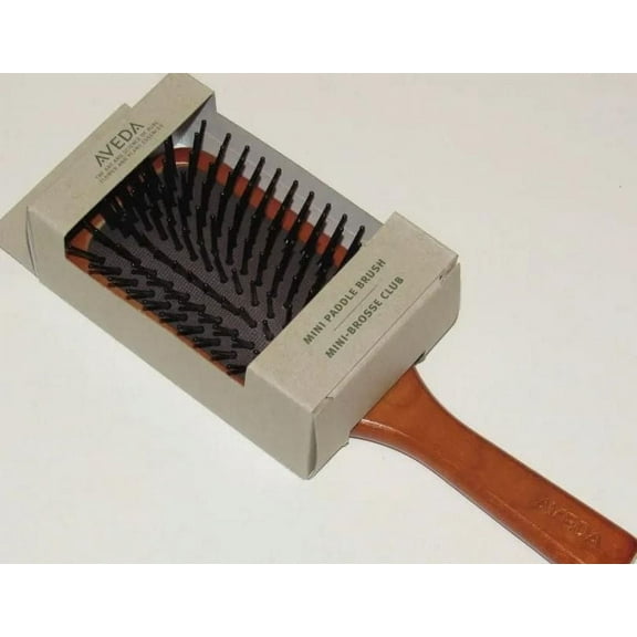 Wooden Paddle Hair Brush, Mini - Pack of 2