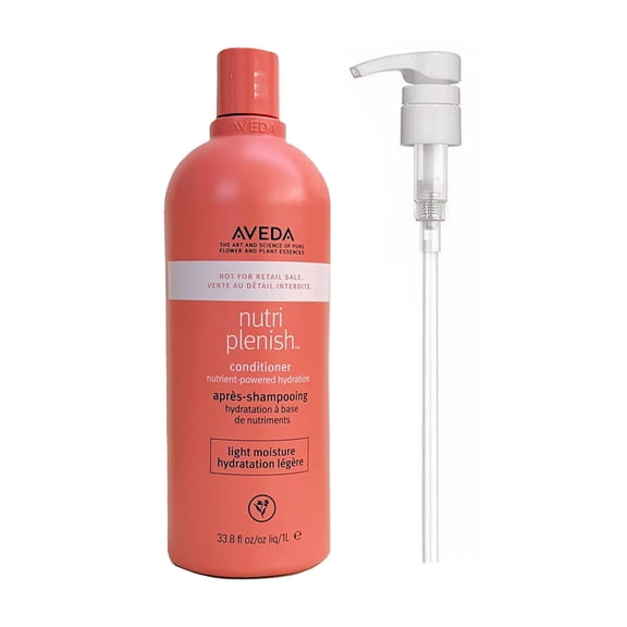 Aveda Nutriplenish Light Moisture Conditioner with Free Pump 33.8 fl oz (1000ml)