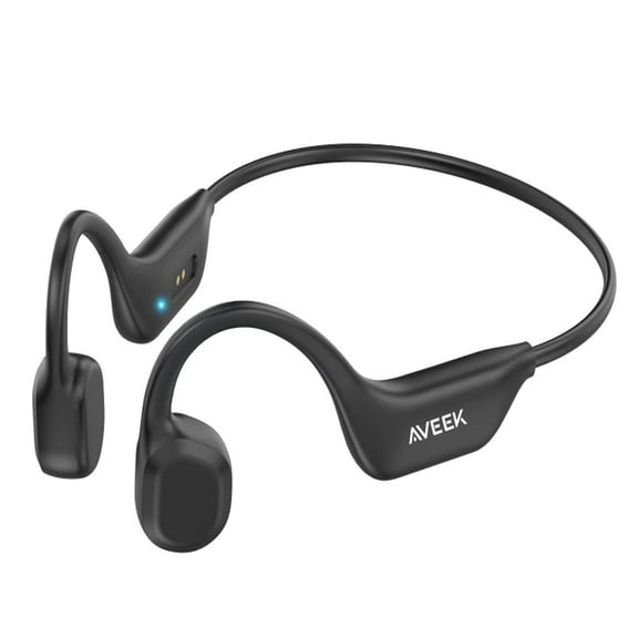 Aveek Bone Conduction Open Ear Headphones - Wireless, 10H Playtime, Waterproof, for Sports Running Cycling