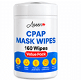 thumbnail image 1 of Aveen CPAP Mask Cleaning Wipe, 160 Extra Large Wet Wipes, Unscented, Lint Free Wipes for for Daily Cleaning of CPAP Masks, 1 of 8