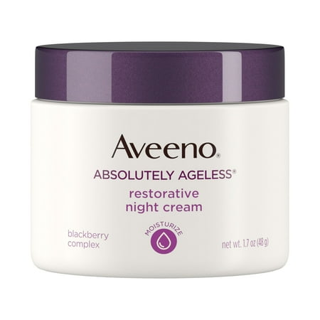 Aveeno Absolutely Ageless Restorative Night Cream for Face, 1.7 oz