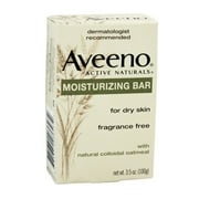 Aveeno Active Naturals Moisturizing Bar, 3.5 Oz., Pack of 2