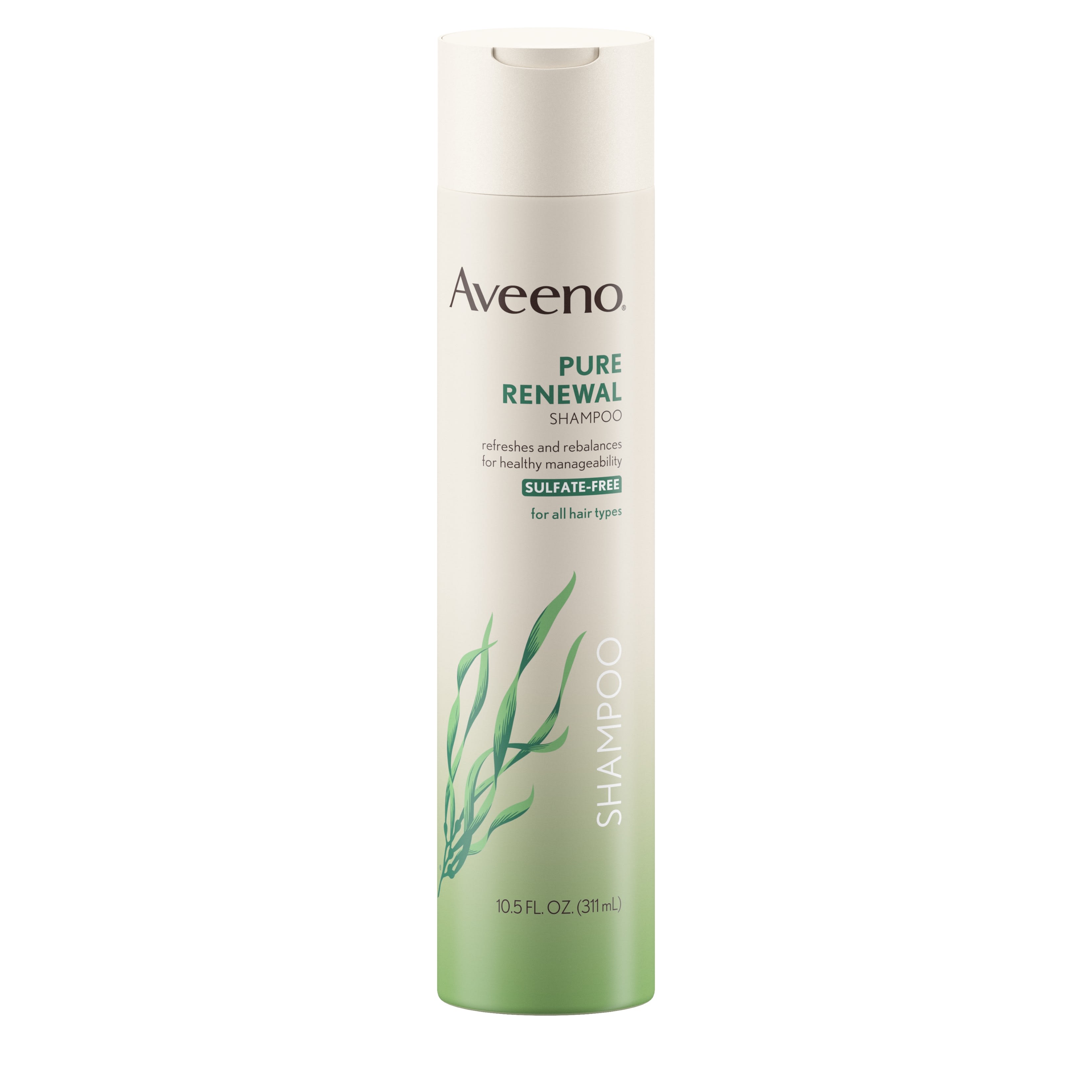 Aveeno Active Naturals Pure Renewal Moisturizing Daily Shampoo with Seaweed Extract, 10.5 fl oz - image 1 of 9
