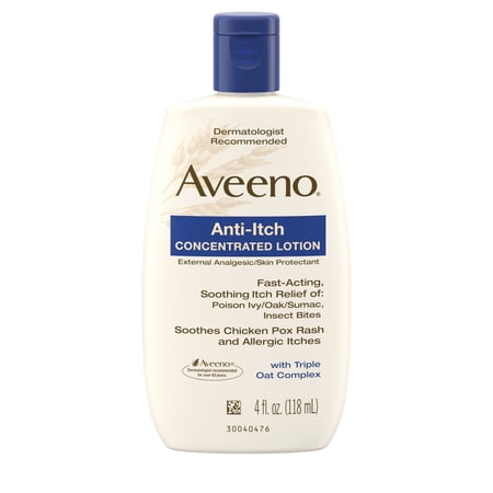 Aveeno Anti-Itch Concentrated Lotion with Calamine and Triple Oat Complex, 4 fl. oz