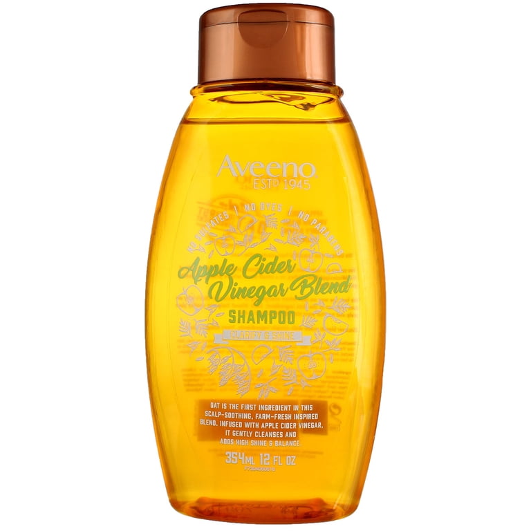 Aveeno Apple Cider Vinegar Blend Clarify And Shine Shampoo, 12 fl