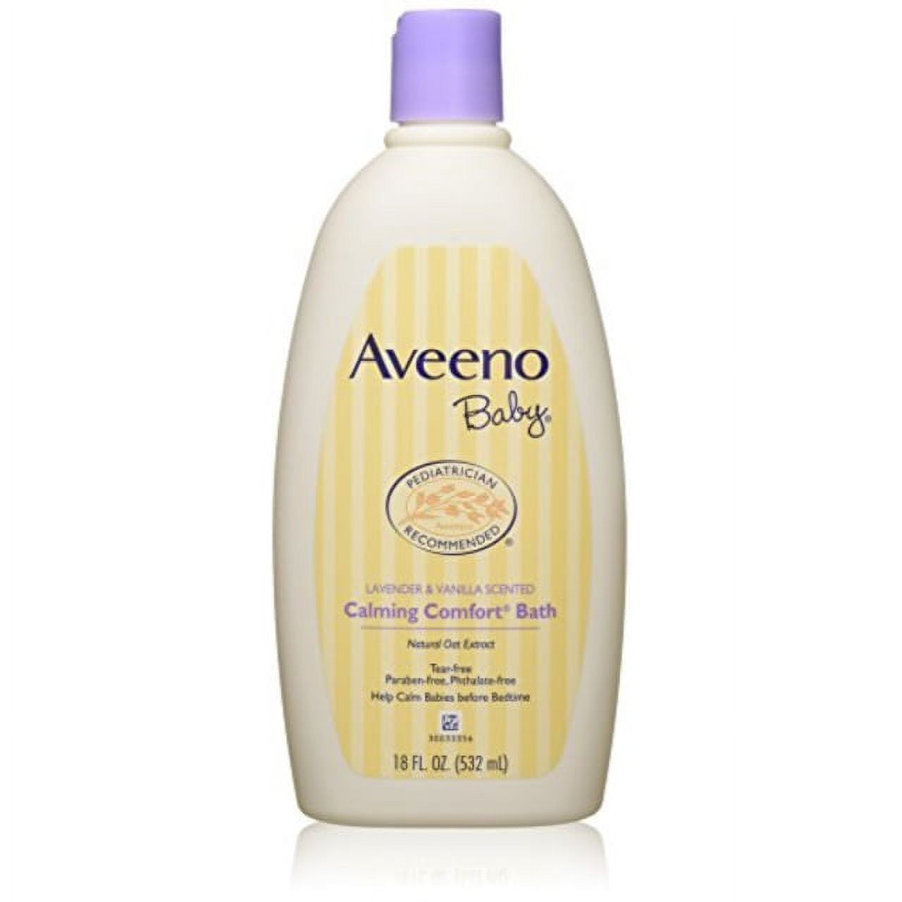 Aveeno Baby Calming Comfort Bath With Lavender And Vanilla, 18 Oz, 2 Pack