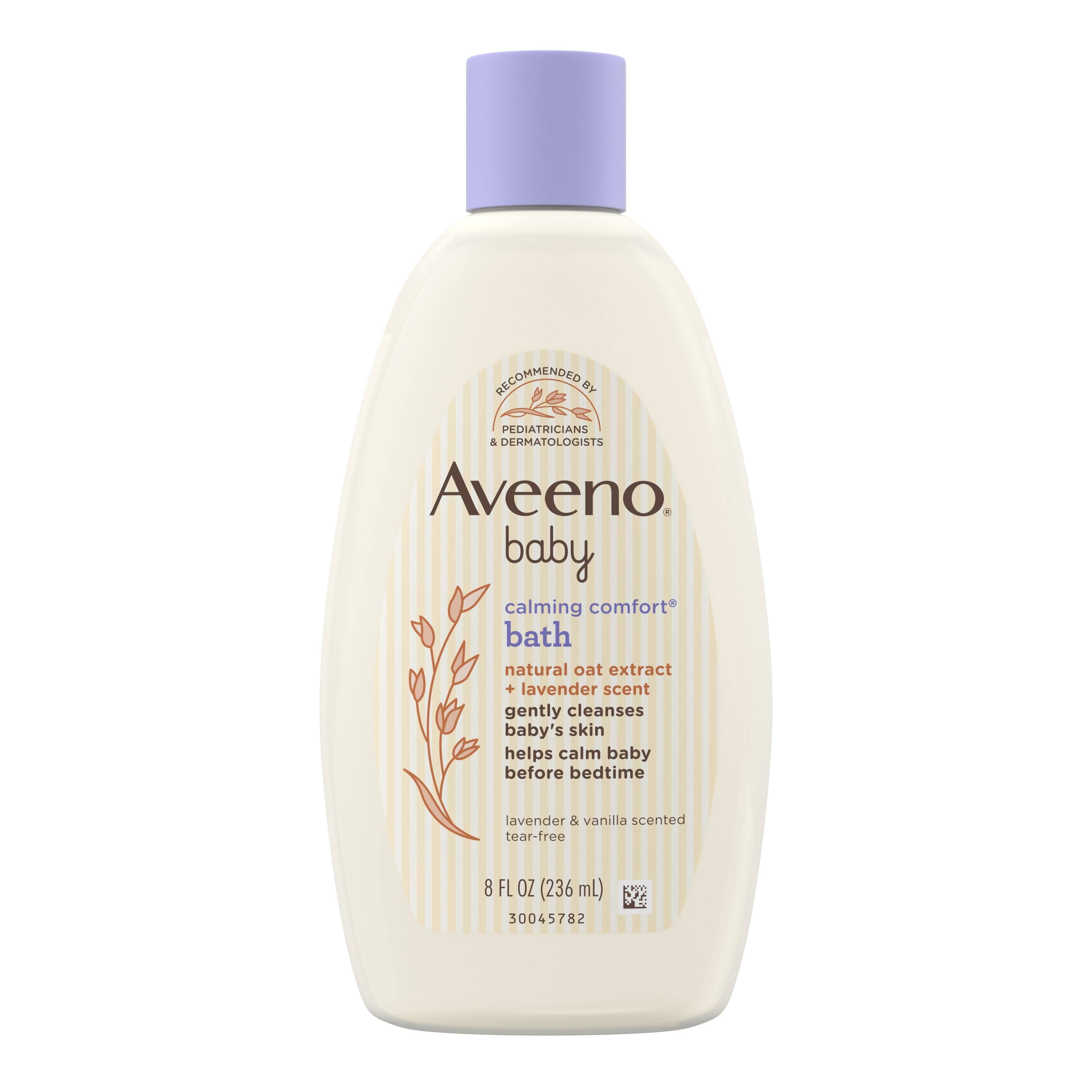 Aveeno Baby Calming Comfort Bath with Relaxing Lavender, Vanilla Scents