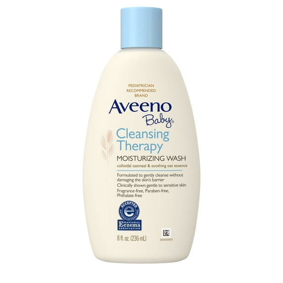 Aveeno Baby Cleansing Therapy Moisturizing Body Wash, 8 fl. oz