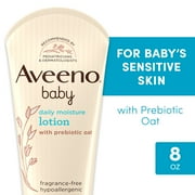 Aveeno Baby Daily Moisture Body Lotion for Baby and Toddler with Nourishing Oatmeal, 8 fl oz