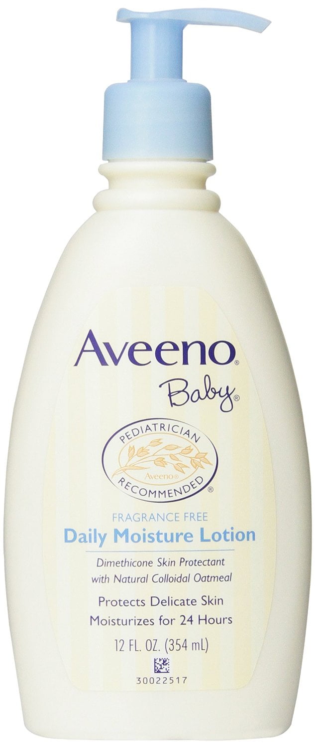 Aveeno Baby Daily Moisture Lotion w/ Natural Colloidal Oatmeal 12oz, 3-Pack